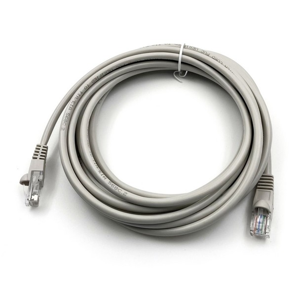Патч-корд Buro UTP 4 пары cat5E CCA molded RJ-45 0,5 м, серый