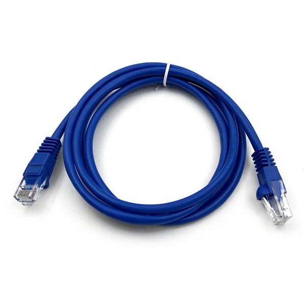 Патч-корд Buro UTP 4 пары cat5E CCA molded RJ-45 2 м, синий